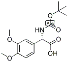 (S)-TERT-BUTOXYCARBONYLAMINO-(3,4-DIMETHOXY-PHENYL)-ACETIC ACID Struktur