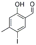 2-HYDROXY-5-IODO-4-METHYL-BENZALDEHYDE Struktur