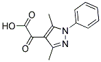 (3,5-DIMETHYL-1-PHENYL-1H-PYRAZOL-4-YL)(OXO)ACETIC ACID Struktur