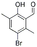 3-BROMO-6-HYDROXY-2,5-DIMETHYL-BENZALDEHYDE Struktur