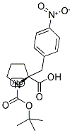 BOC-(S)-ALPHA-(4-NITROBENZYL)-PROLINE Struktur