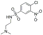 4-CHLORO-N-[2-(DIMETHYLAMINO)ETHYL]-3-NITROBENZENESULFONAMIDE Struktur