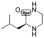 (S)-3-ISOBUTYL-PIPERAZIN-2-ONE Struktur