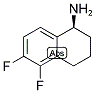 (S)-5,6-DIFLUORO-1,2,3,4-TETRAHYDRO-NAPHTHALEN-1-YLAMINE Struktur