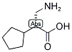 (R)-3-AMINO-2-CYCLOPENTYL-PROPIONIC ACID Struktur