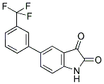 5-[3-(TRIFLUOROMETHYL)PHENYL]-1H-INDOLE-2,3-DIONE Struktur