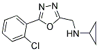 N-[[5-(2-CHLOROPHENYL)-1,3,4-OXADIAZOL-2-YL]METHYL]-N-CYCLOPROPYLAMINE Struktur