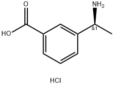 (S)-3-(1-AMINOETHYL)BENZOIC ACID Struktur