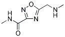 N-METHYL-5-[(METHYLAMINO)METHYL]-1,2,4-OXADIAZOLE-3-CARBOXAMIDE Struktur