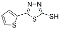 5-(2-THIENYL)-1,3,4-THIADIAZOL-2-YL HYDROSULFIDE Struktur