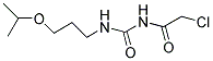 2-CHLORO-N-[[(3-ISOPROPOXYPROPYL)AMINO]CARBONYL]ACETAMIDE Struktur