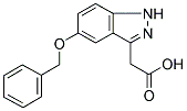 (5-BENZYLOXY-1H-INDAZOL-3-YL)-ACETIC ACID Struktur