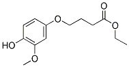 4-(4-HYDROXY-3-METHOXY-PHENOXY)-BUTYRIC ACID ETHYL ESTER Struktur