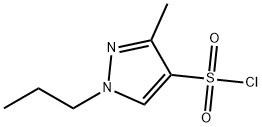 3-METHYL-1-PROPYL-1H-PYRAZOLE-4-SULFONYL CHLORIDE Struktur