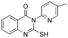 2-MERCAPTO-3-(5-METHYLPYRIDIN-2-YL)QUINAZOLIN-4(3H)-ONE Struktur