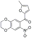 (5-METHYL-FURAN-2-YL)-(7-NITRO-2,3-DIHYDRO-BENZO[1,4]DIOXIN-6-YL)-METHANONE Struktur