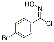 4-BROMO-N-HYDROXYBENZENECARBOXYMIDOYL CHLORIDE Struktur