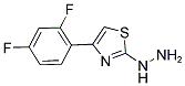 [4-(2,4-DIFLUORO-PHENYL)-THIAZOL-2-YL]-HYDRAZINE Struktur