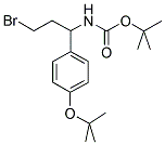 TERT-BUTYL 1-(4-TERT-BUTOXYPHENYL)-3-BROMOPROPYLCARBAMATE Struktur