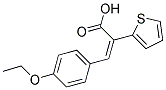 (2E)-3-(4-ETHOXYPHENYL)-2-THIEN-2-YLACRYLIC ACID Struktur