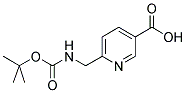 6-(TERT-BUTOXYCARBONYLAMINO-METHYL)-NICOTINIC ACID Struktur