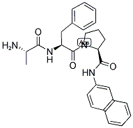 L-ALANYL-PHENYLALANYL-PROLINE BETA-NAPHTHYLAMIDE Struktur