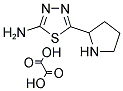 5-(2-PYRROLIDINYL)-1,3,4-THIADIAZOL-2-AMINE OXALATE Struktur