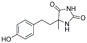 5-[2-(4-HYDROXYPHENYL)ETHYL]-5-METHYLIMIDAZOLIDINE-2,4-DIONE Struktur