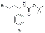 TERT-BUTYL 3-BROMO-1-(4-BROMOPHENYL)PROPYLCARBAMATE Struktur