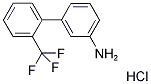 2'-TRIFLUOROMETHYL-BIPHENYL-3-YLAMINE HYDROCHLORIDE Struktur