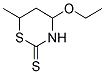 4-ETHOXY-6-METHYL-1,3-THIAZINANE-2-THIONE Struktur