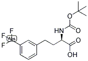 (R)-2-TERT-BUTOXYCARBONYLAMINO-4-(3-TRIFLUOROMETHYL-PHENYL)-BUTYRIC ACID Struktur