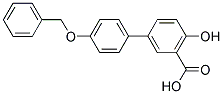 4'-(BENZYLOXY)-4-HYDROXY[1,1'-BIPHENYL]-3-CARBOXYLIC ACID Struktur