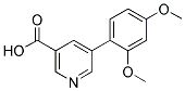 5-(2,4-DIMETHOXYPHENYL)NICOTINIC ACID Struktur