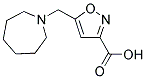 5-(AZEPAN-1-YLMETHYL)ISOXAZOLE-3-CARBOXYLIC ACID Struktur