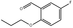 5-FLUORO-2-PROPOXYBENZALDEHYDE Struktur