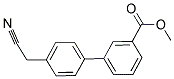 METHYL 4'-(CYANOMETHYL)[1,1'-BIPHENYL]-3-CARBOXYLATE Struktur