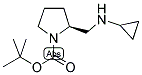 (S)-2-CYCLOPROPYLAMINOMETHYL-PYRROLIDINE-1-CARBOXYLIC ACID TERT-BUTYL ESTER Struktur