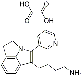 4-[2-(3-PYRIDINYL)-4,5-DIHYDROPYRROLO[3,2,1-HI]INDOL-1-YL]-1-BUTANAMINE OXALATE Struktur