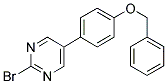 5-(4-BENZYLOXYPHENYL)-2-BROMOPYRIMIDINE Struktur