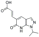 (2E)-3-(1-ISOPROPYL-6-OXO-6,7-DIHYDRO-1H-PYRAZOLO[3,4-B]PYRIDIN-5-YL)ACRYLIC ACID Struktur