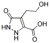 4-(2-HYDROXY-ETHYL)-5-OXO-2,5-DIHYDRO-1H-PYRAZOLE-3-CARBOXYLIC ACID Struktur