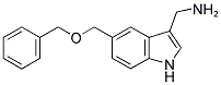 C-(5-BENZYLOXYMETHYL-1H-INDOL-3-YL)-METHYLAMINE Struktur