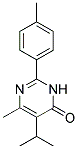 5-ISOPROPYL-6-METHYL-2-P-TOLYL-3H-PYRIMIDIN-4-ONE Struktur