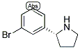 (R)-2-(3-BROMOPHENYL)PYRROLIDINE Struktur
