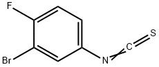 3-BROMO-4-FLUOROPHENYL ISOTHIOCYANATE Struktur