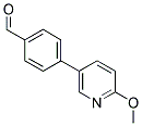 4-(6-METHOXY-3-PYRIDINYL)BENZALDEHYDE Struktur