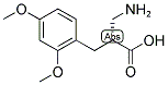 (R)-2-AMINOMETHYL-3-(2,4-DIMETHOXY-PHENYL)-PROPIONIC ACID Struktur