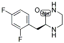 (S)-3-(2,4-DIFLUORO-BENZYL)-PIPERAZIN-2-ONE Struktur