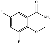 3,5-DIFLUORO-2-METHOXYBENZAMIDE Struktur